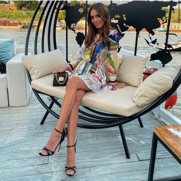 ZARA Chain Print Dress - Picture 4 of 16